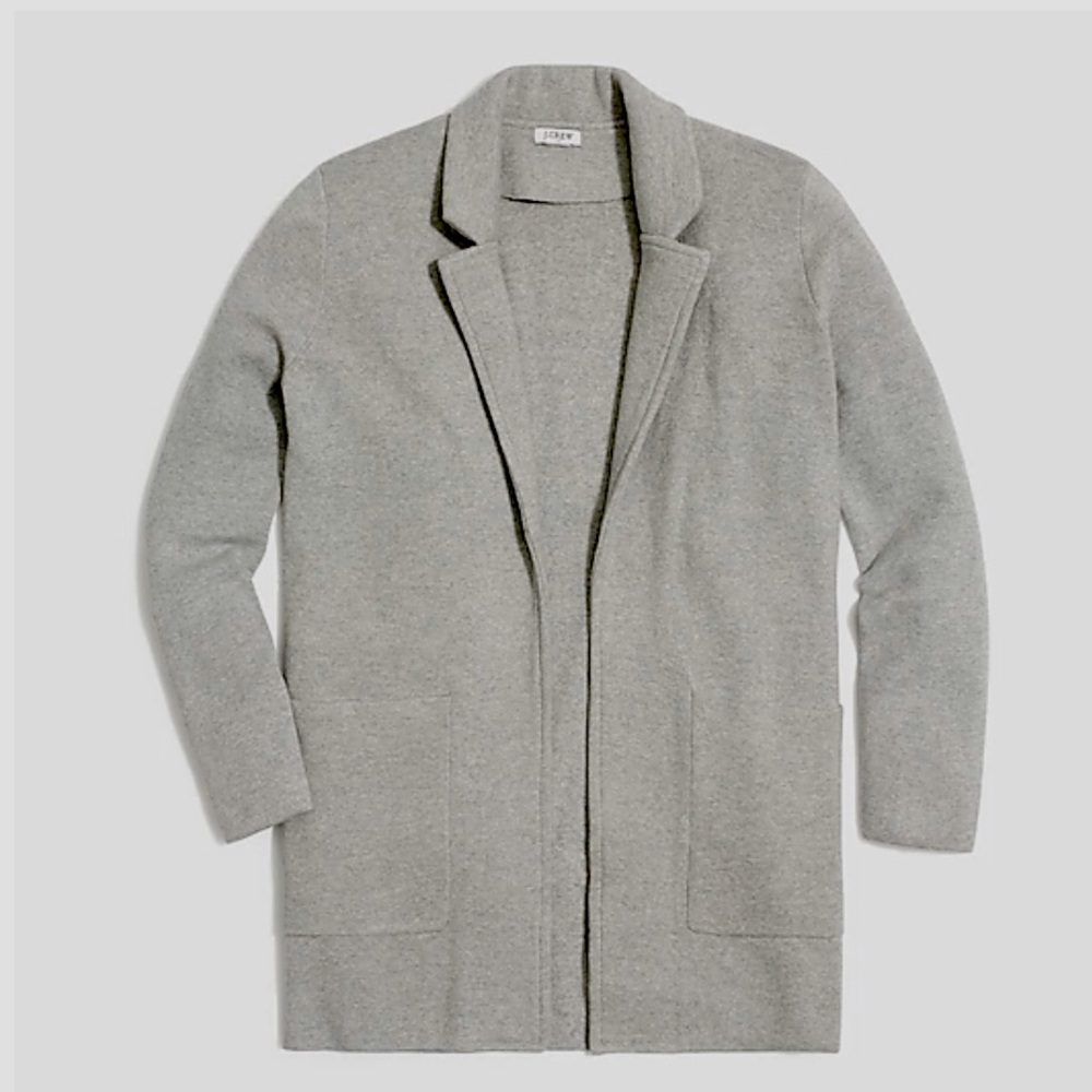 JCrew Open-front Sweater Blazer